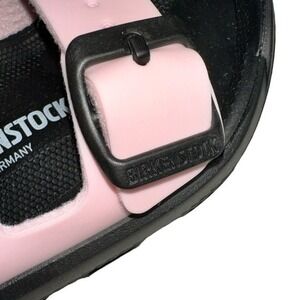 Birkenstock Rose White Mogami Pink Black Sandals Toddler Girls Size 30 / 12-12.5